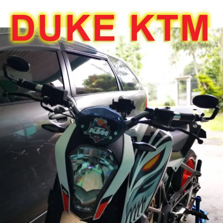 ktm duke 125 bar end mirrors