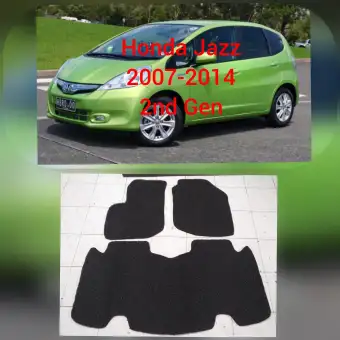 Honda Jazz 2007 2014 2nd Gen Nomad Rubber Car Mat No Piping