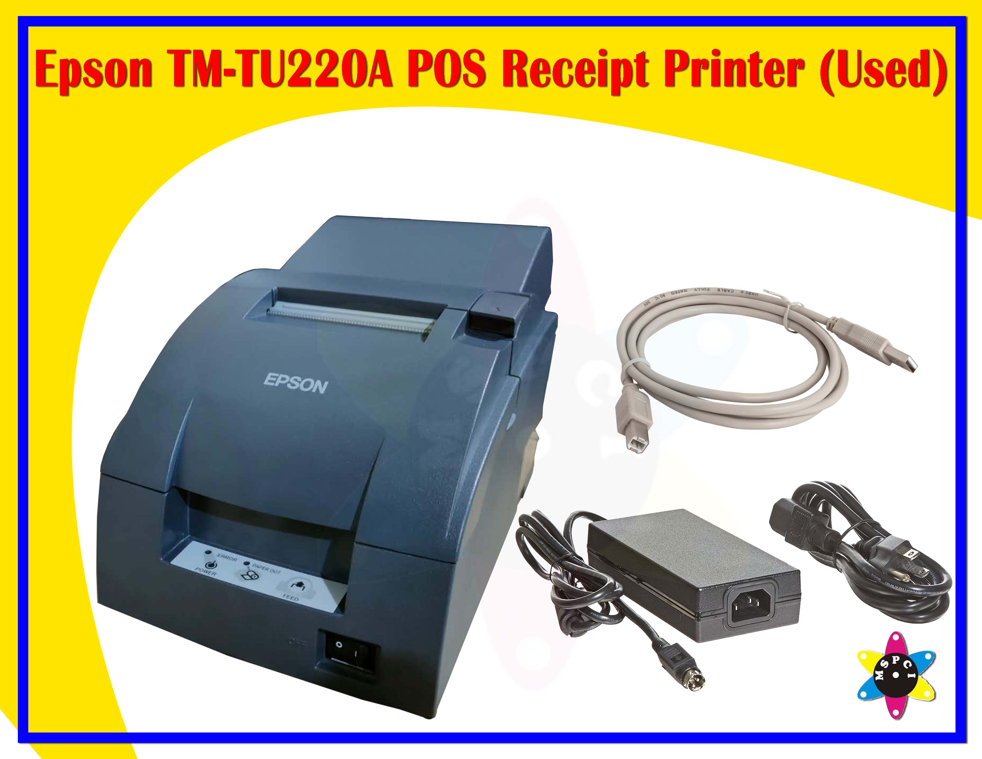 Epson Tm U220a Pos Receipt Printer Used Preloved Lazada Ph 9888
