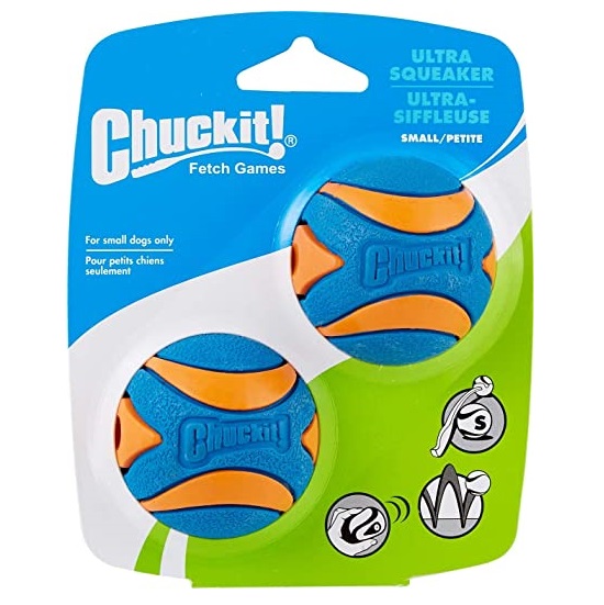 chuckit ultra squeaker ball small