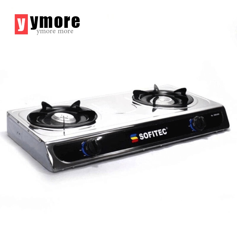 Standard LPG Gas Stove Double Burner Automatic Ignition Individual Switch Energysaving Stoves