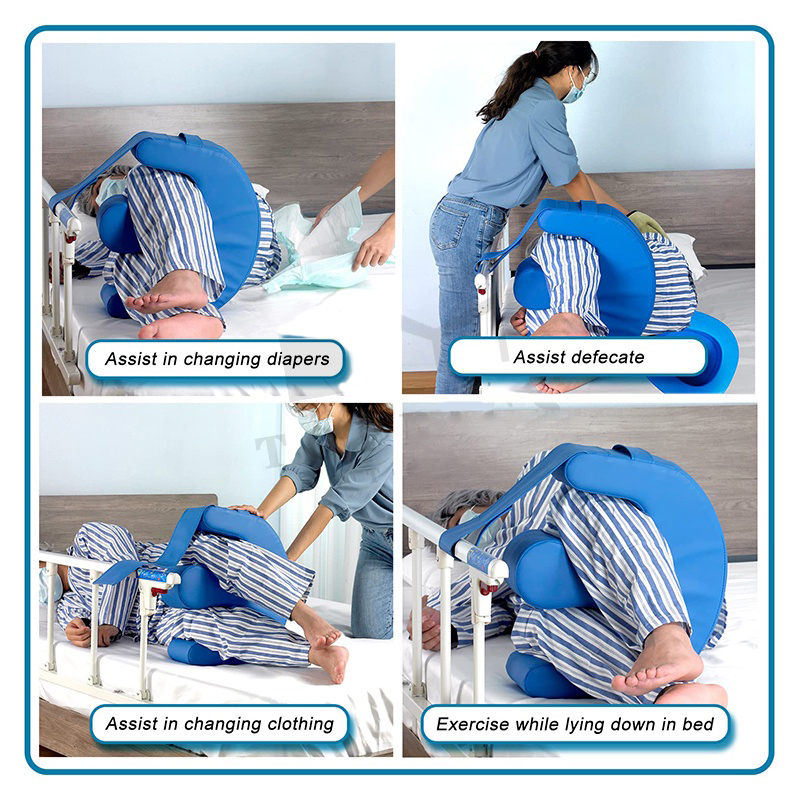 Bedridden Patient Turning Device, Multifunctional Turning Pillow Practical  Waterproof For The Elderly