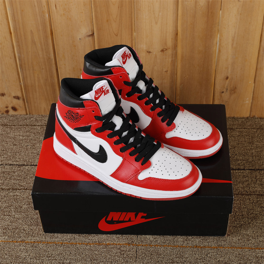 jordan 1 high cut red white