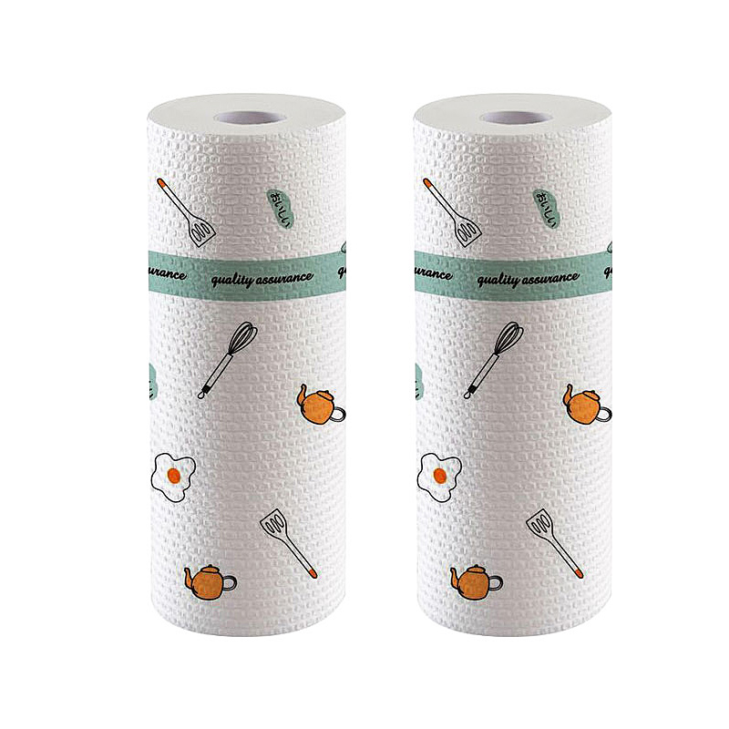 HomeAce 50pcs Per Roll Disposable Kitchen Tissue Paper Clean Lazy Rag