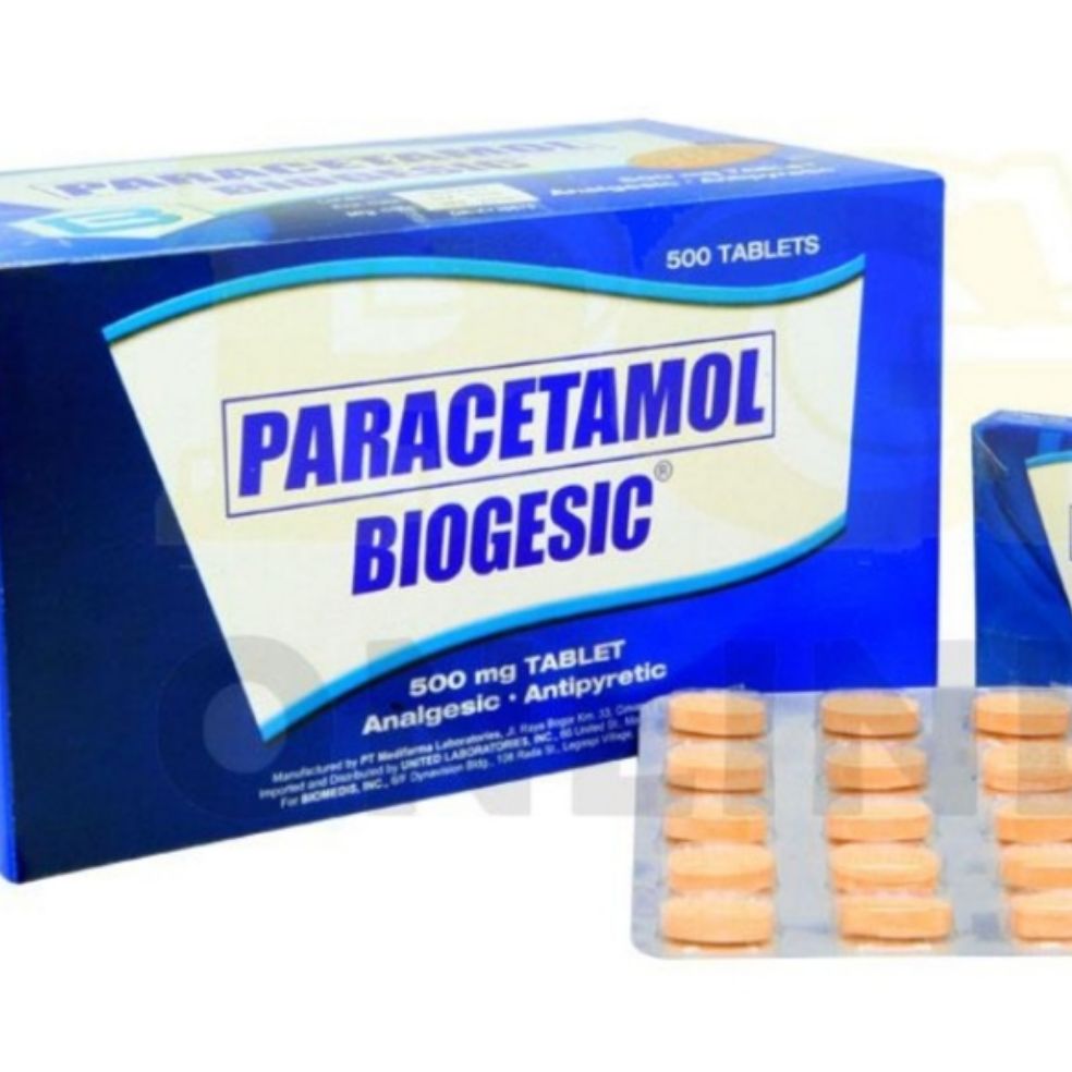 BIOGESIC 500 MG.(100 TABLETS),AUTHENTIC | Lazada PH