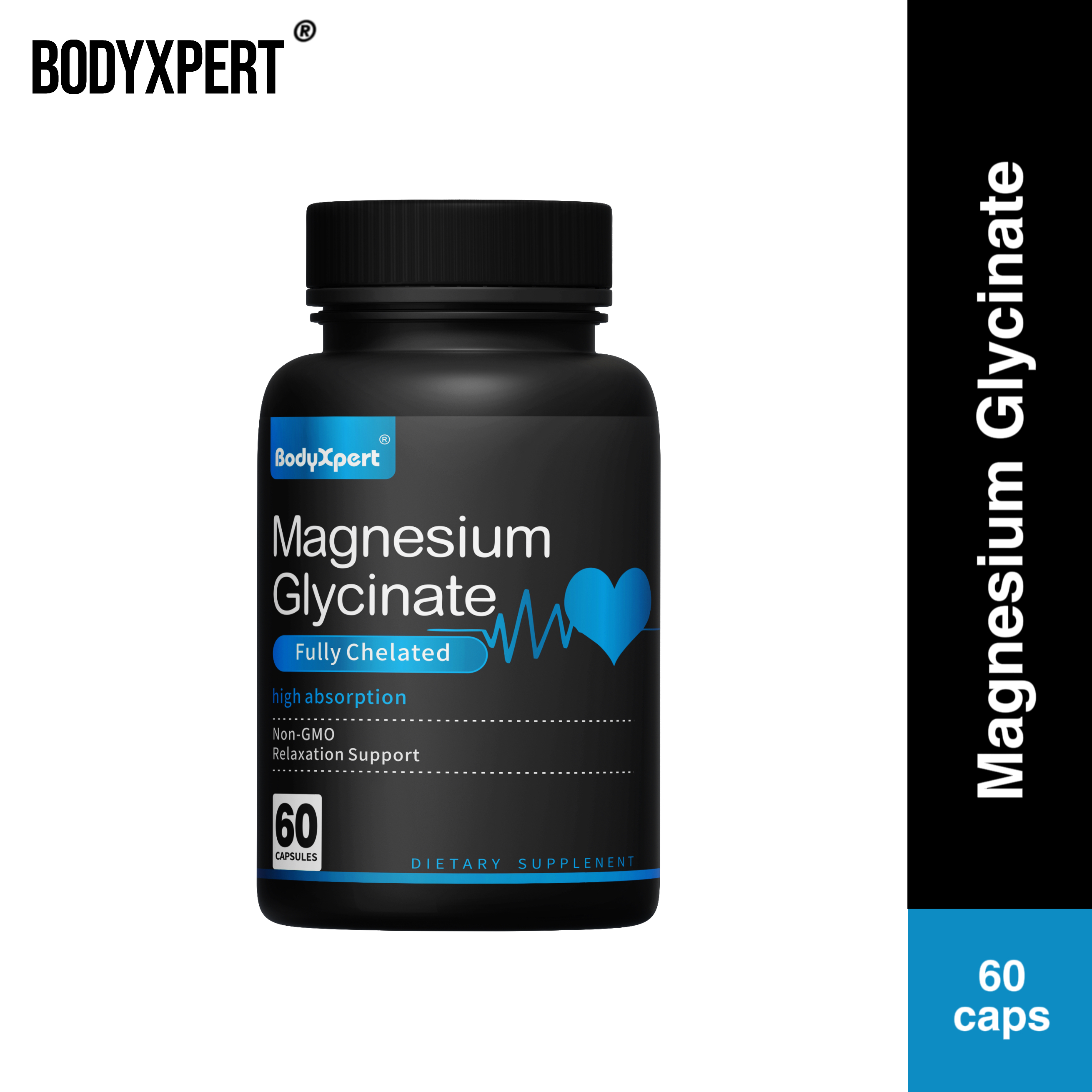 Magnesium Glycinate With Piperine, Bisglycine Chelate to Relieve
