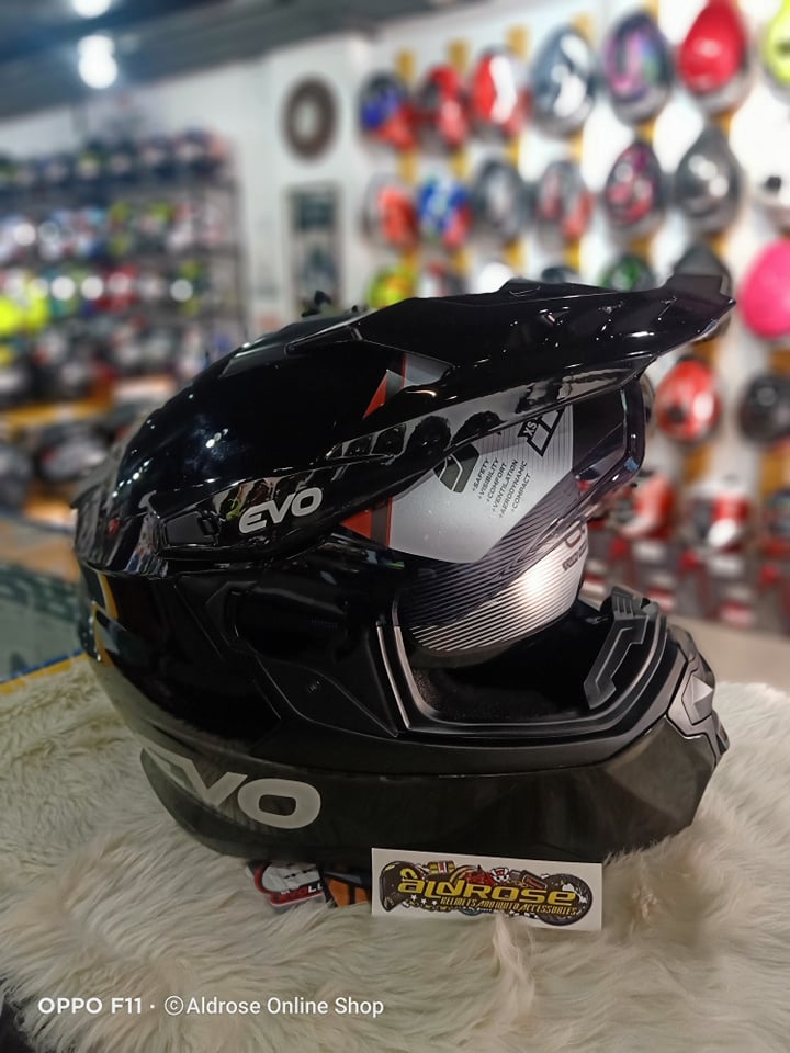 Evo Dx 7 Gloss Black Buy Sell Online Helmet With Cheap Price Lazada Ph