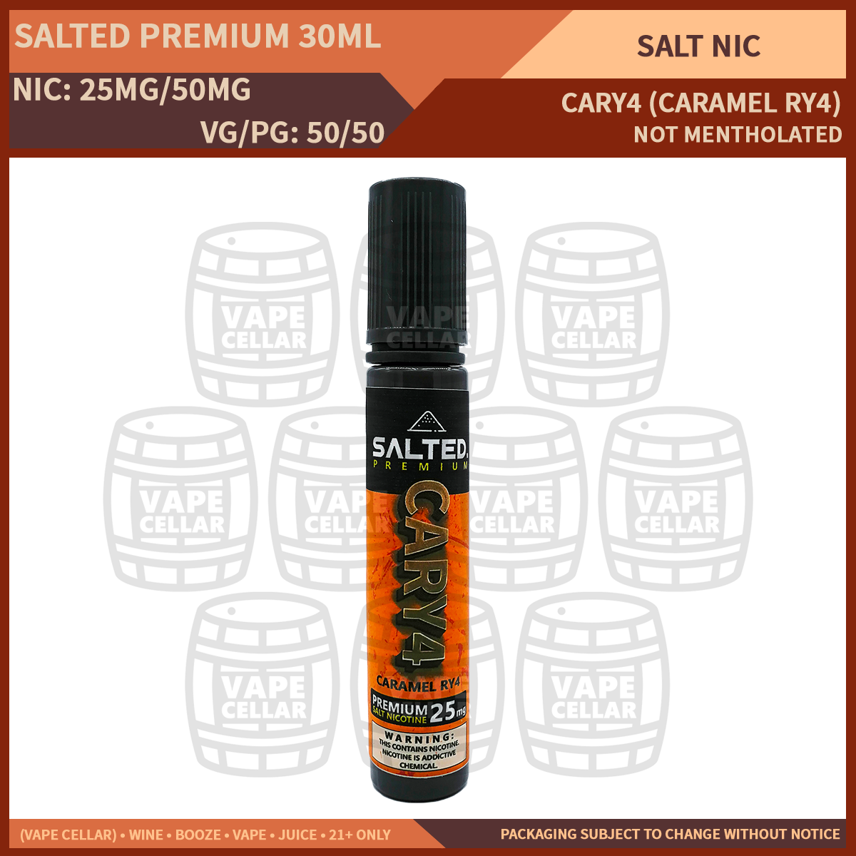 Salt Nic Premium Salt Nic 30ML (25 MG, 50 MG) Vape Juice E Liquids