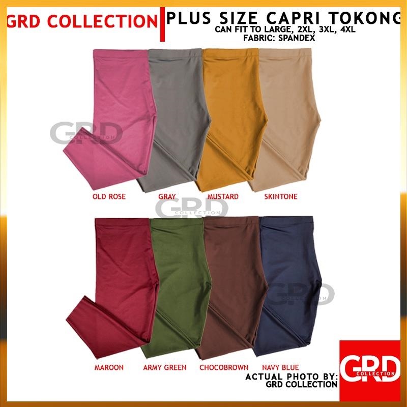 GRD Plus Size Capri Tokong Leggings