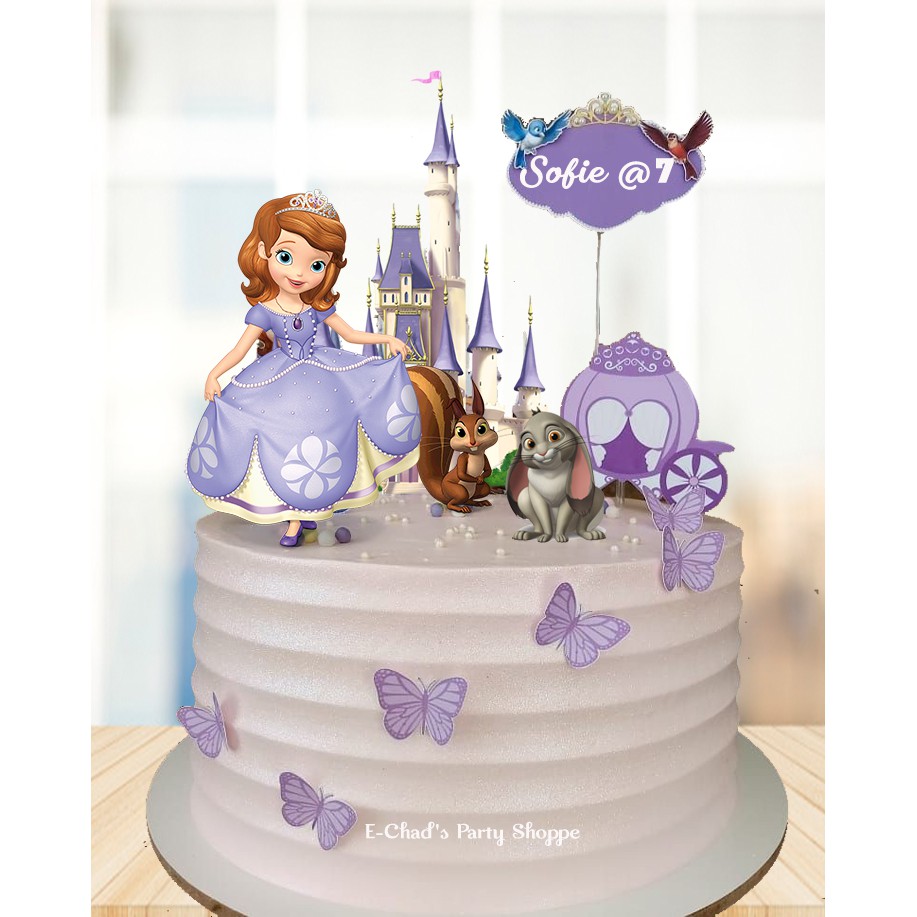 SOFIA THE FIRST Cake Topper Set (Free customized name) | Lazada PH