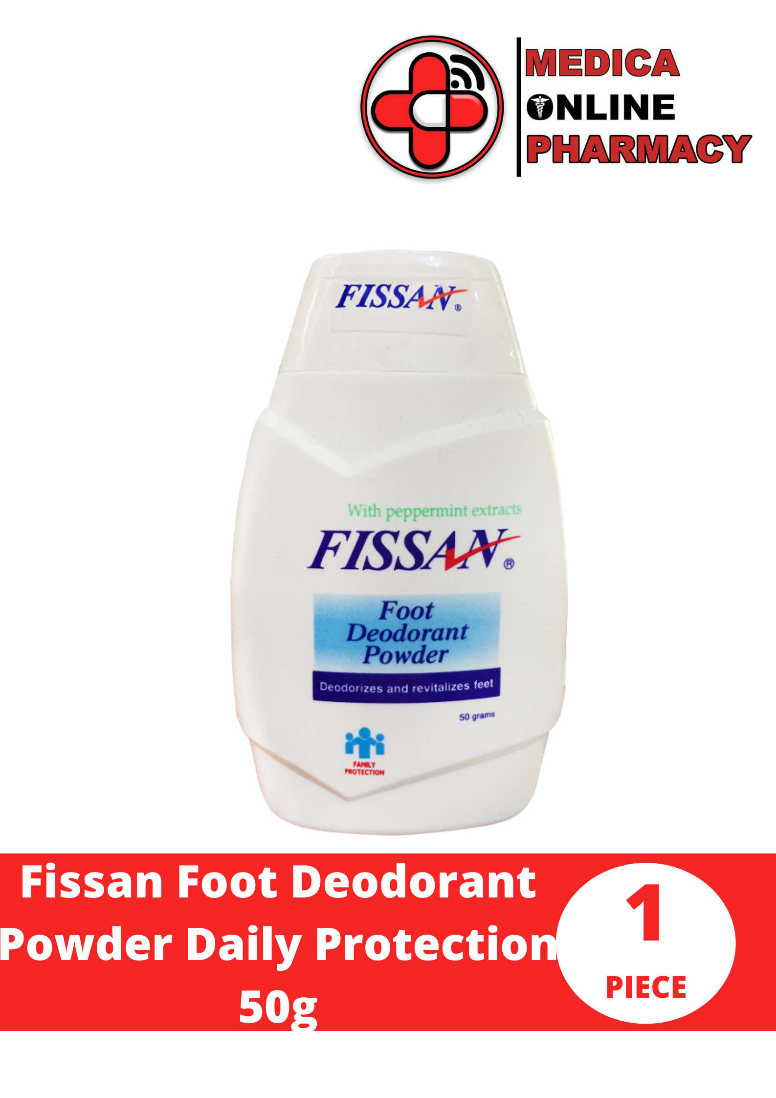 Fissan Foot Deodorant Powder Daily Protection 50g Lazada PH