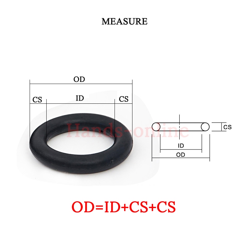 Thickness/CS 4.5mm Replacement NBR black Rubber Gasket O ring seal