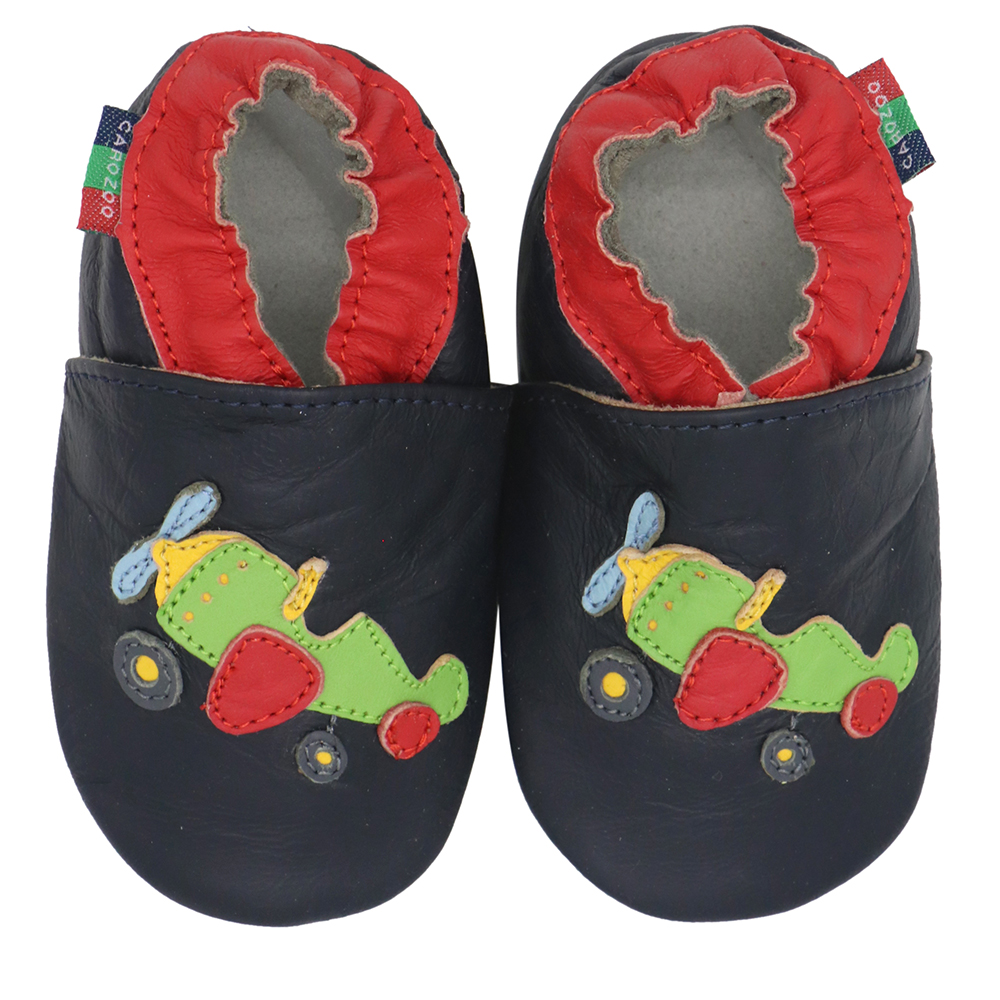 Carozoo Infant Shoes Toddler Slippers Soft Sheepskin Leather Baby Boys First-Walkers Girl Shoes Children's Shoes