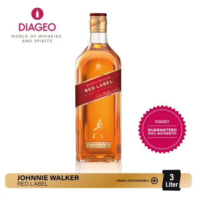 Johnnie Walker Red Label Blended Scotch Whisky 3L
