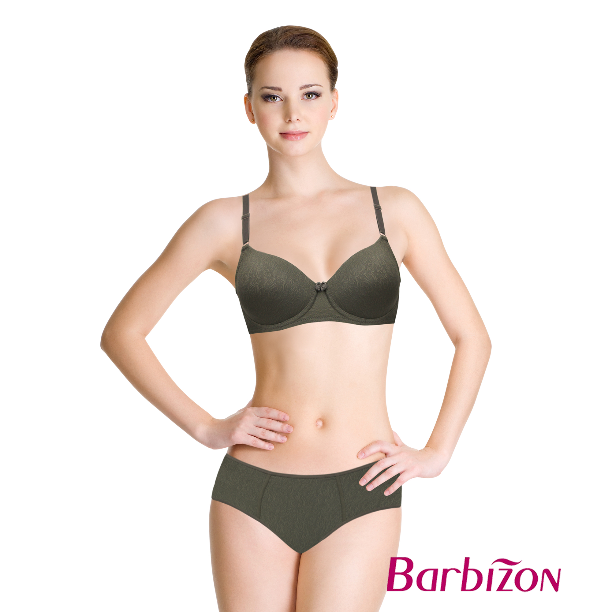 Barbizon Sporty Nude Empress Black Mid Waist Boyleg Panty With Crotch  Lining Women Underwear