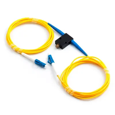 Single Mode Simplex Inline Variable Fiber Optic Attenuators with Connector LC/UPC1260-1650nm Fiber Attenuator 0-35dB