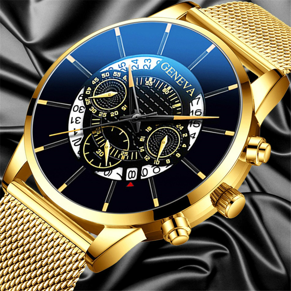 geneva gold watch mens