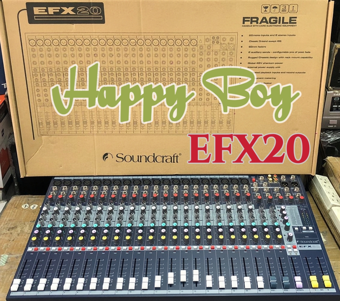 Soundcraft MIXER EFX 8/EFX12/EFX16/EFX20(8 channel,12 channel,16