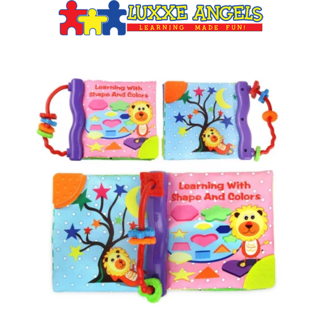 Luxxe Angels Learning with Shape and Colors Baby Soft Cloth Book