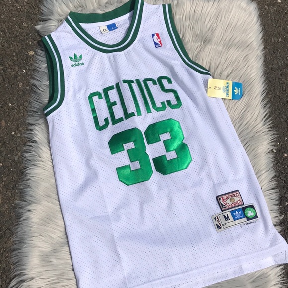 1985/86 Celtics BIRD #33 Green Retro NBA Jerseys 热压