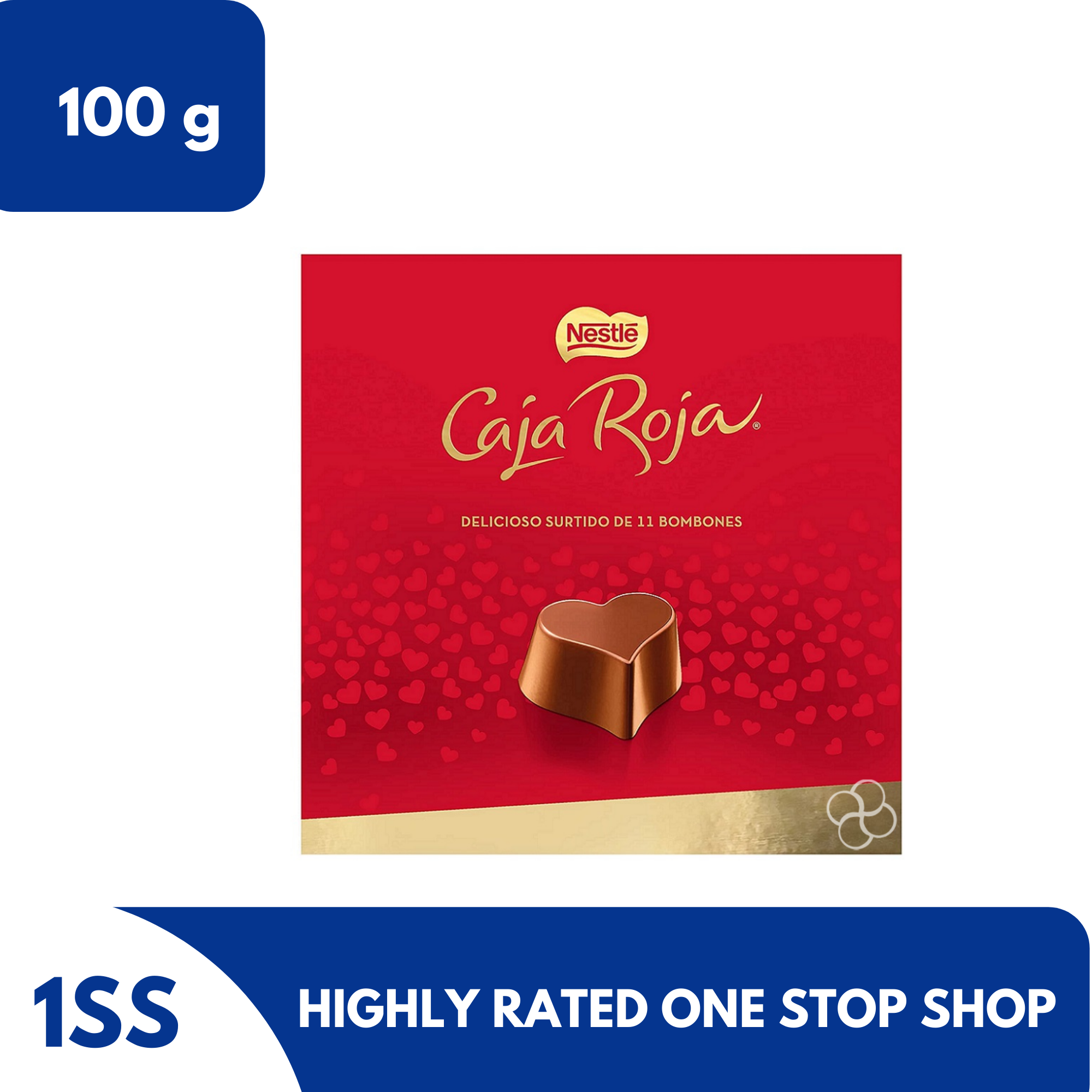 Nestle Caja Roja Chocolate Bonbons, 100g