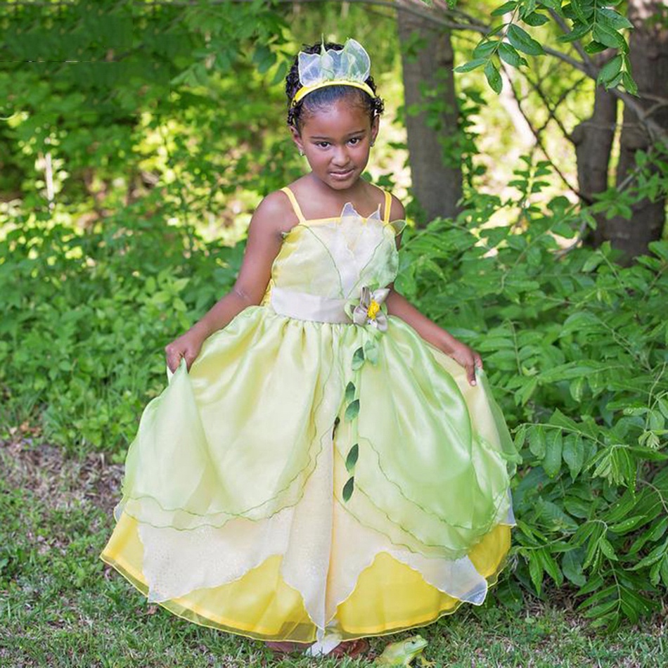 Disney Princess and the Frog Princess Tiana Halloween Cosplay Costume –  Gcosplay