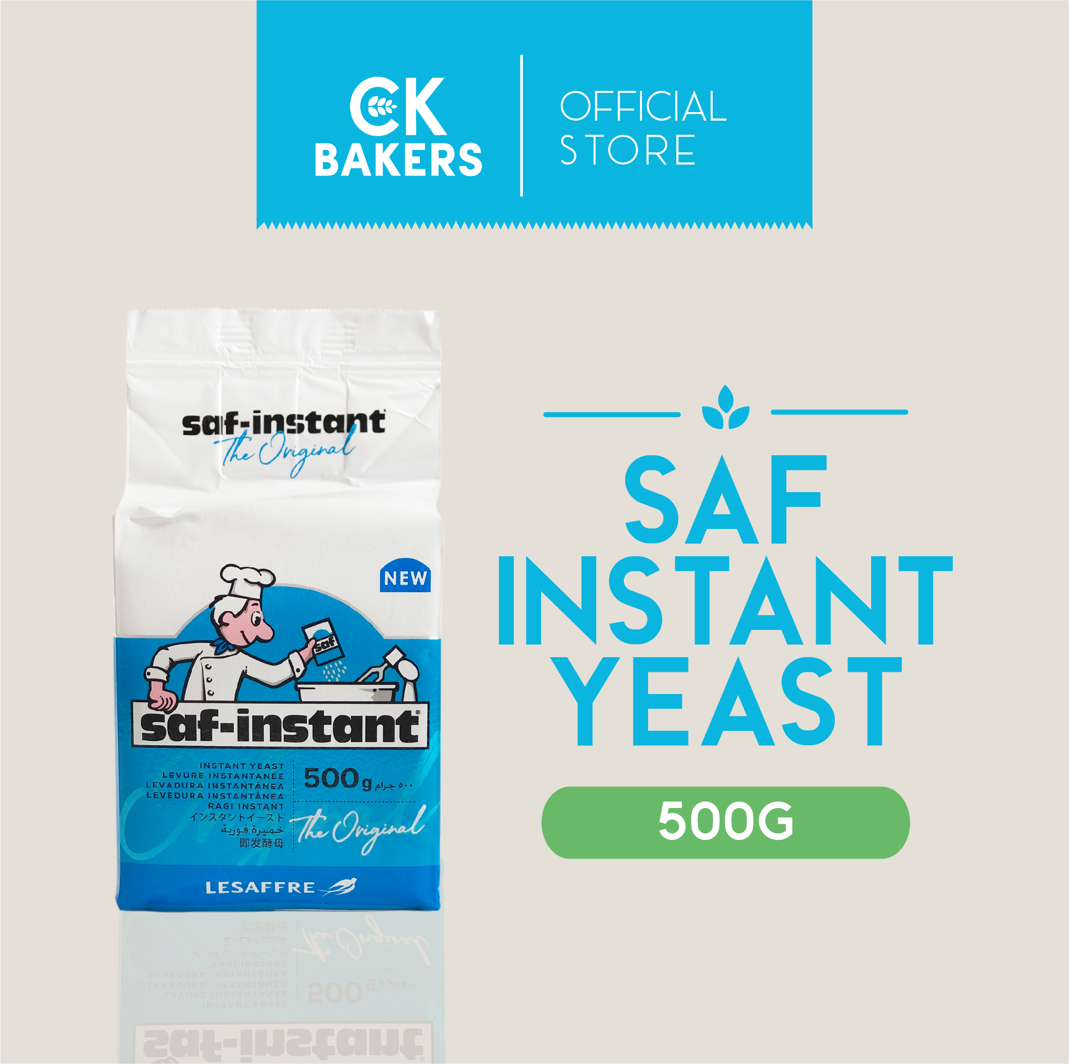 Saf Instant Yeast "BLUE" 500grams | Lazada PH
