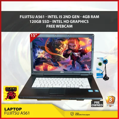 LAPTOP SALE FUJISTU AND TOSHIBA BRAND WITH INTEL I5 / INTEL I3 / 4GB RAM /120GB SSD/250GB HDD GOOD FOR BASIC ONLINE GAMES AND WORK FROM HOME ONLINE SCHOOLING (CHECK THE VARIANT FOR FULL SPECS)