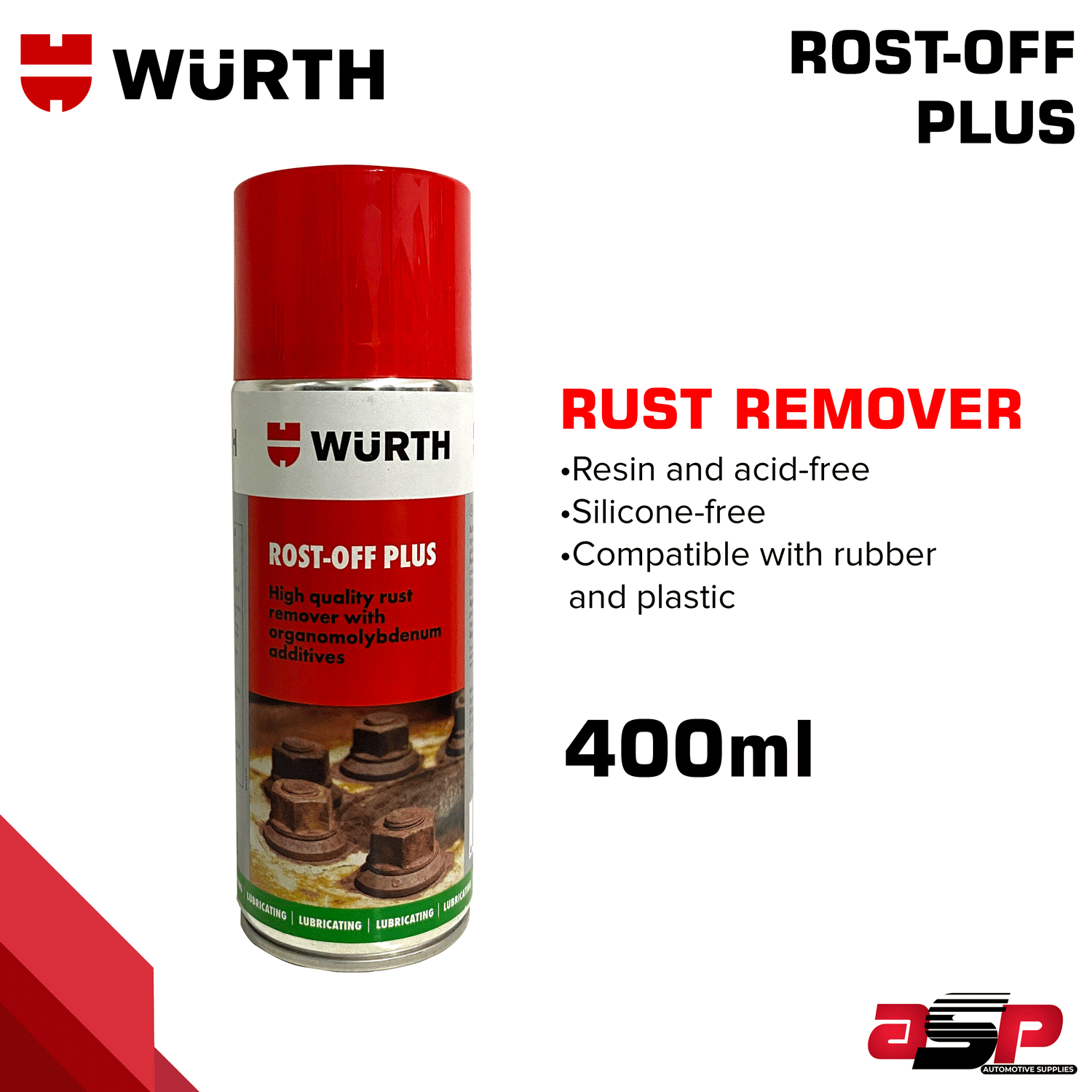 Wurth Rost Off Plus RUST REMOVER 400ml Lazada PH