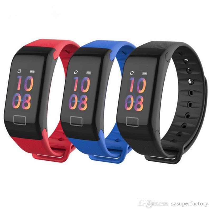 wearfit color screen heart rate blood pressure sport watch