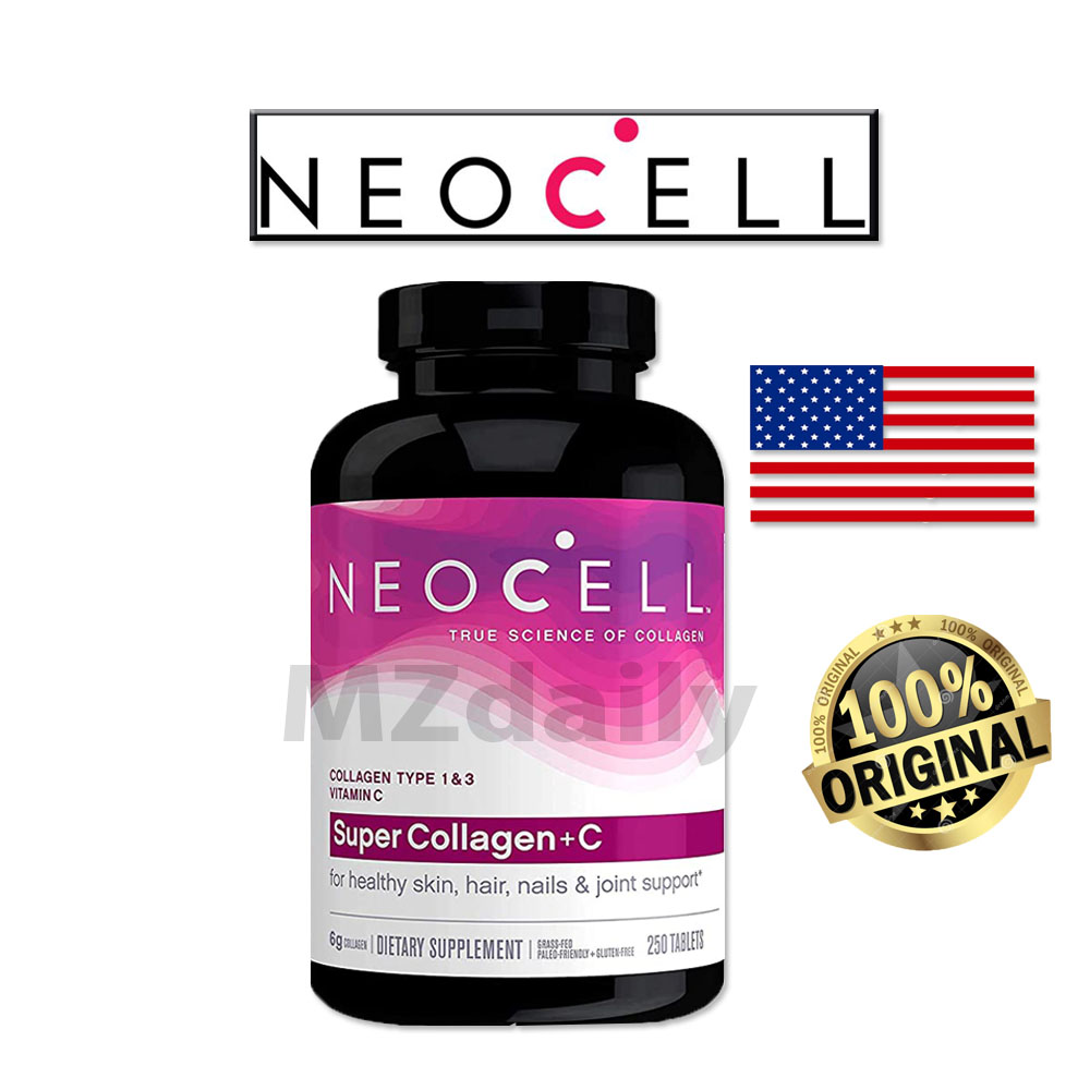 NeoCell Super Collagen Type 1 and 3 plus C Tablets Bottle of 250