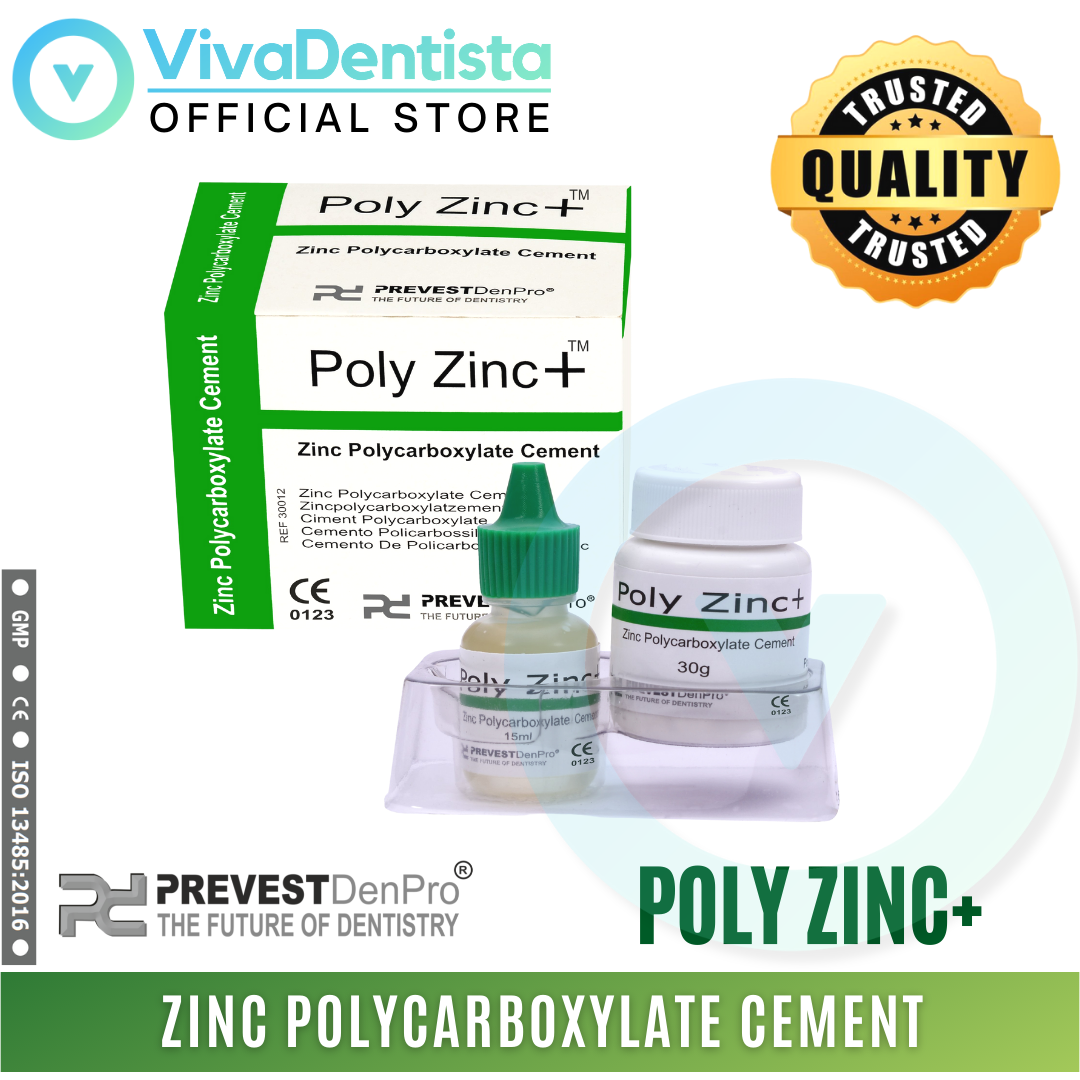 NEW Zinc PolyCarboxylate dental Cement..by Prevest DenPro Poly Zinc + FREE  SHIP