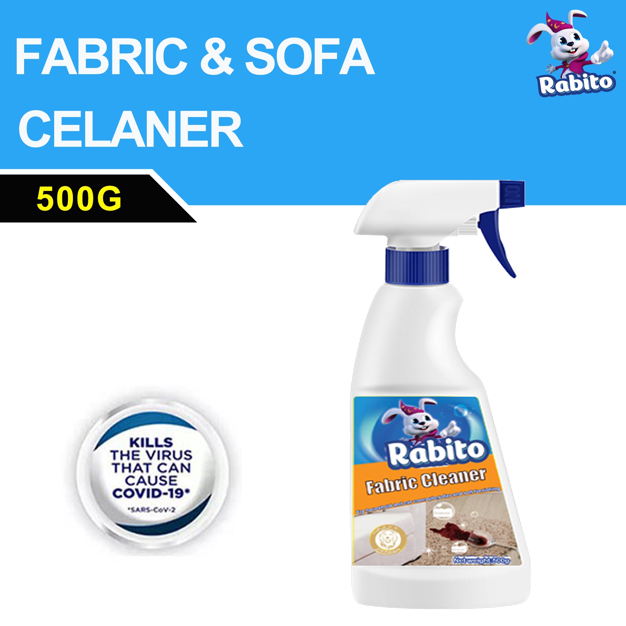 Rabito Cleaner Effective Deodorizing, Sterilizing, and no need wash