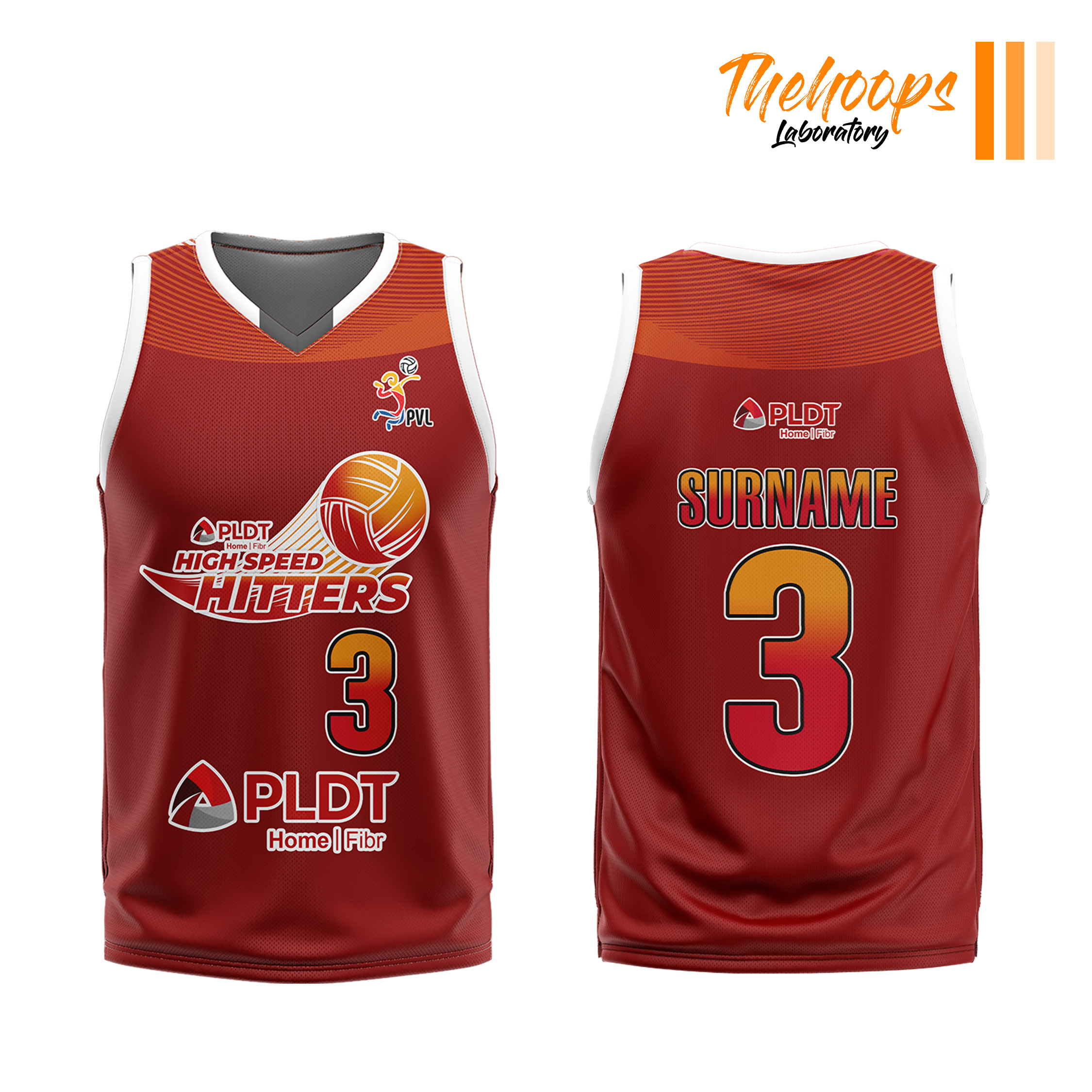 THL X PLDT Home Fibr High Speed Hitters Volleyball Full Sublimation ...