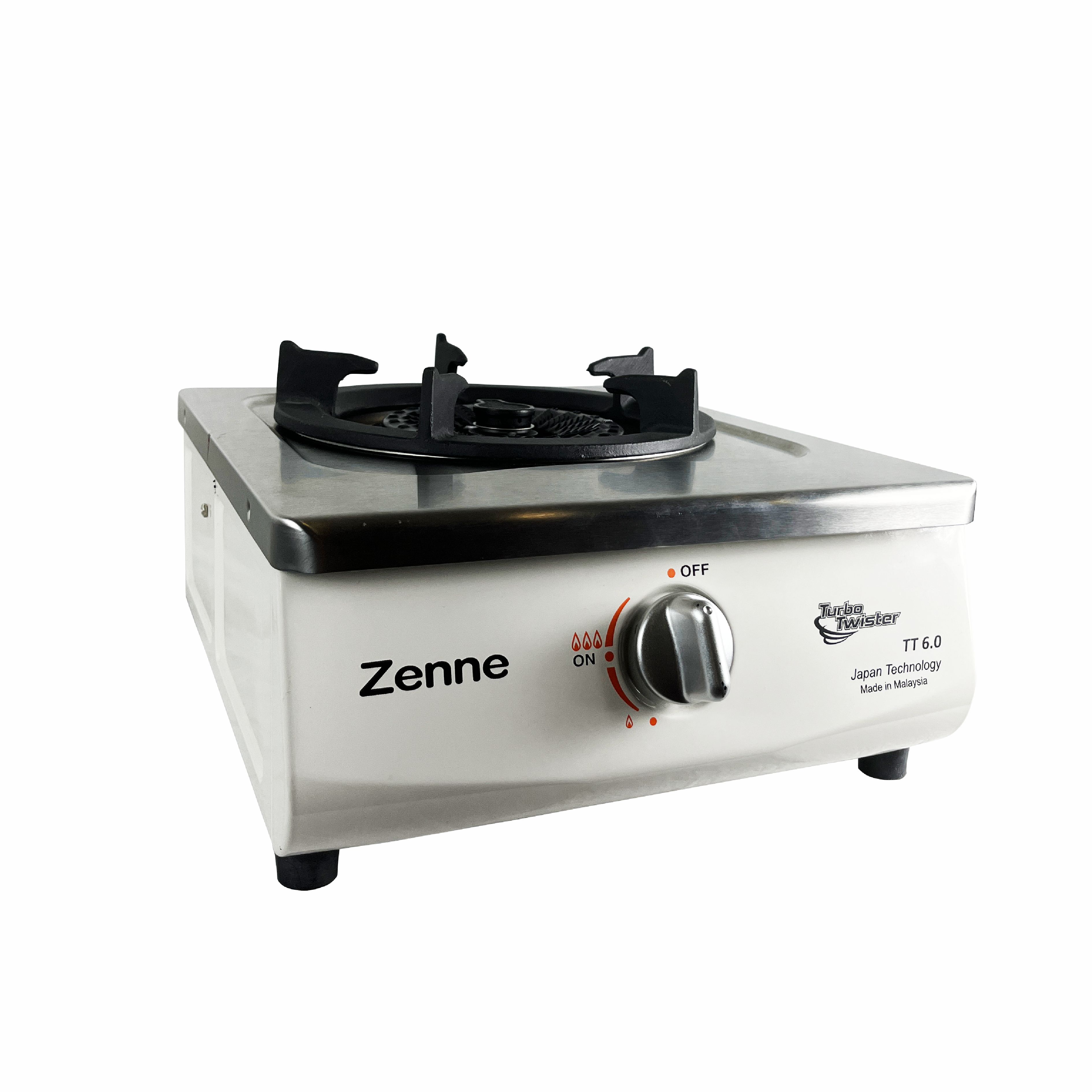 ZENNE KTC18SPW Gas Stove With FREE Apron Detachable top lid cover