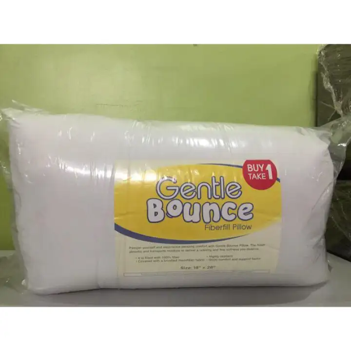 gentle bounce fiberfill pillow