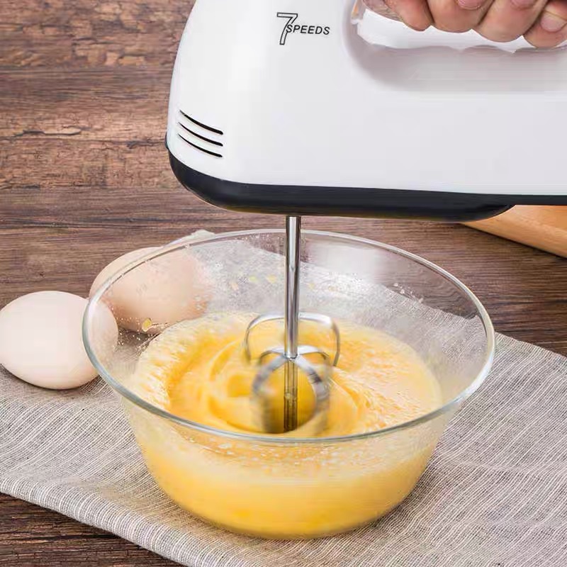 7 Speed Electric Hand cake Mixer machine Whisk Egg Beater Cake Baking Mains  Powered 180W 220V