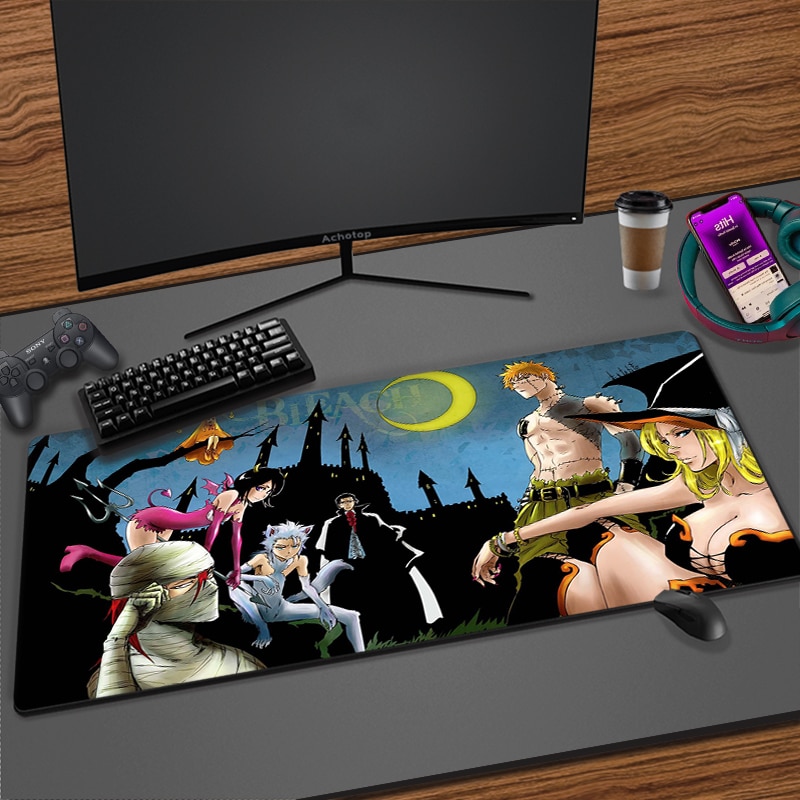 Anime Bleach Mousepad HD Printing Computer Gamer Locking Lock Edge