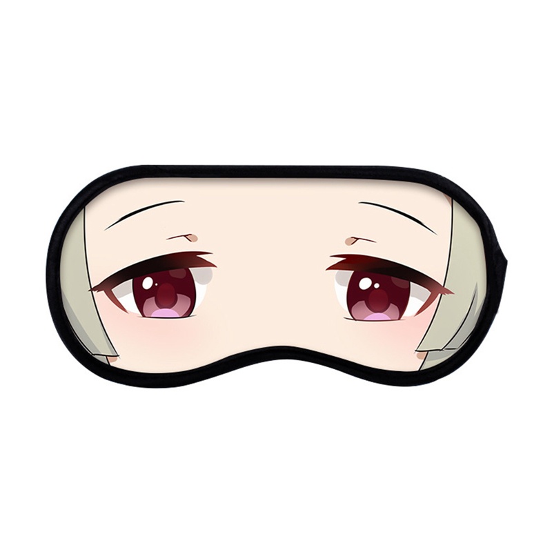 GL Breathable Cute Cartoon Genshin Impact Eye Patch Anime Sleep Blindfold  Casual Eyes Cover