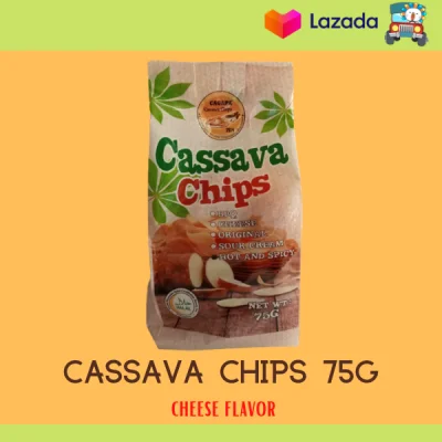 Cassava Chips Cheese Flavor 75g | Healthy Snack for the Family | Cassava Chips from Zamboanga