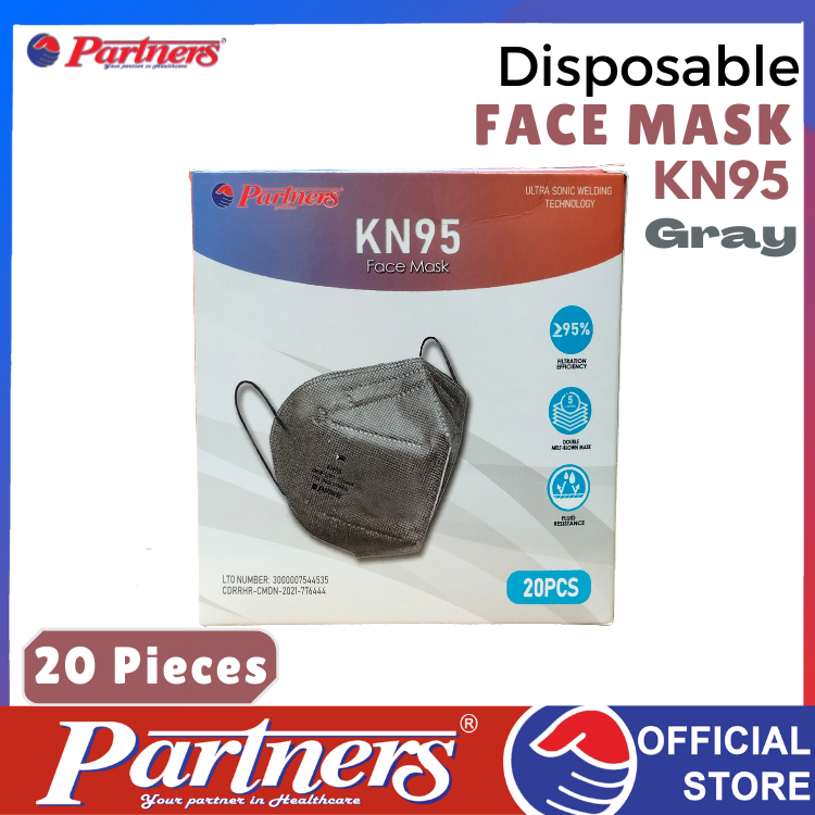 Partners KN95 Disposable Face Mask Medical Grade Lazada PH