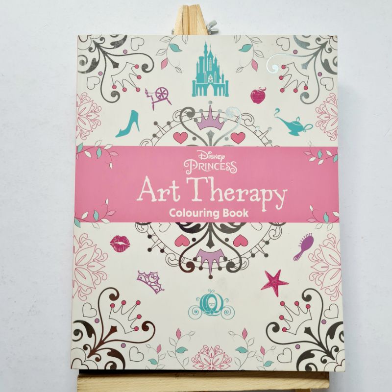 Agad na paghahatid Disney Princess Art Therapy Colouring Book | Lazada PH