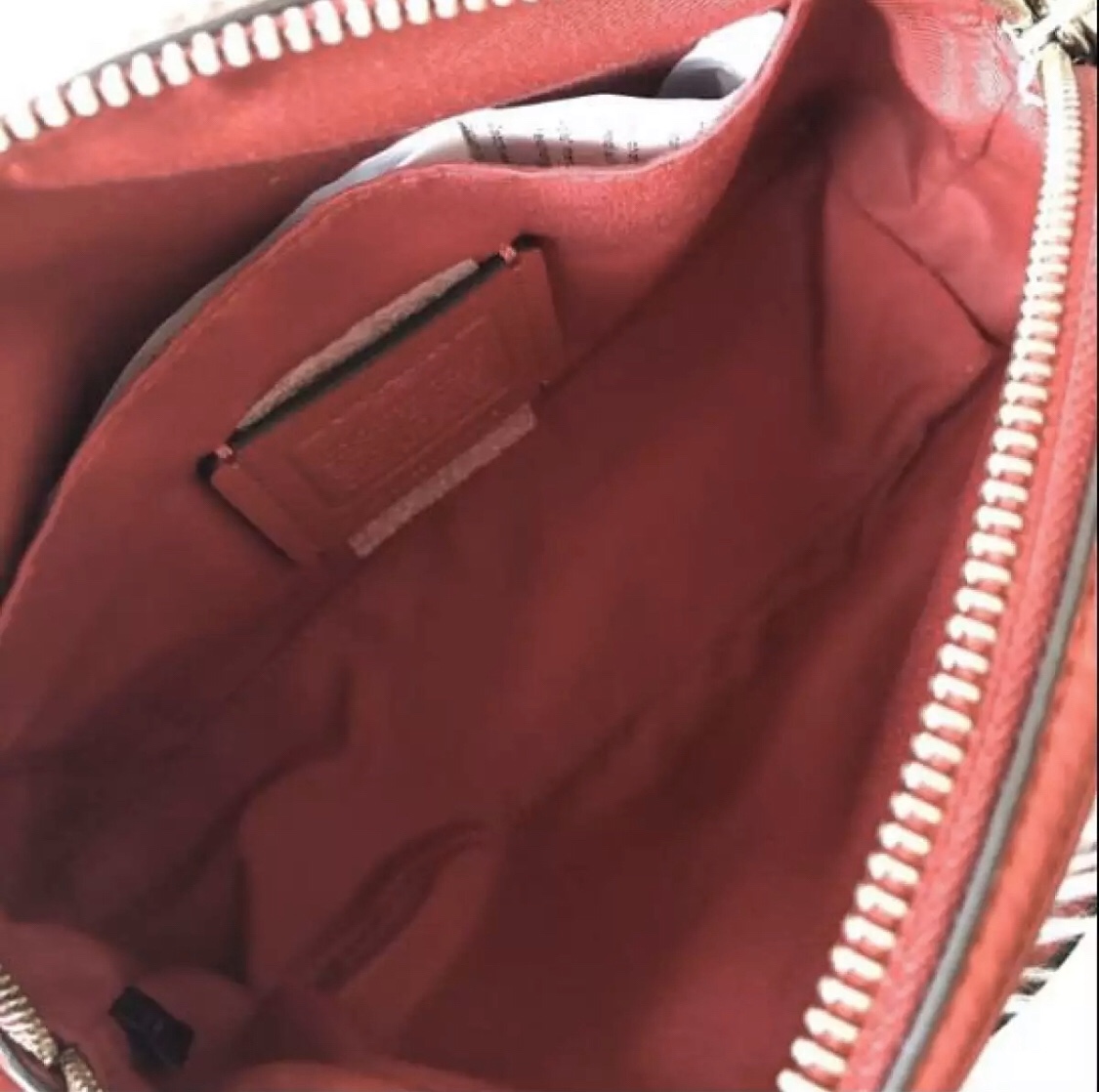 Coach F76673 Zip Bright Cardinal Leather Sling Bag - Black Women's Mini  Dome Crossbody Bag