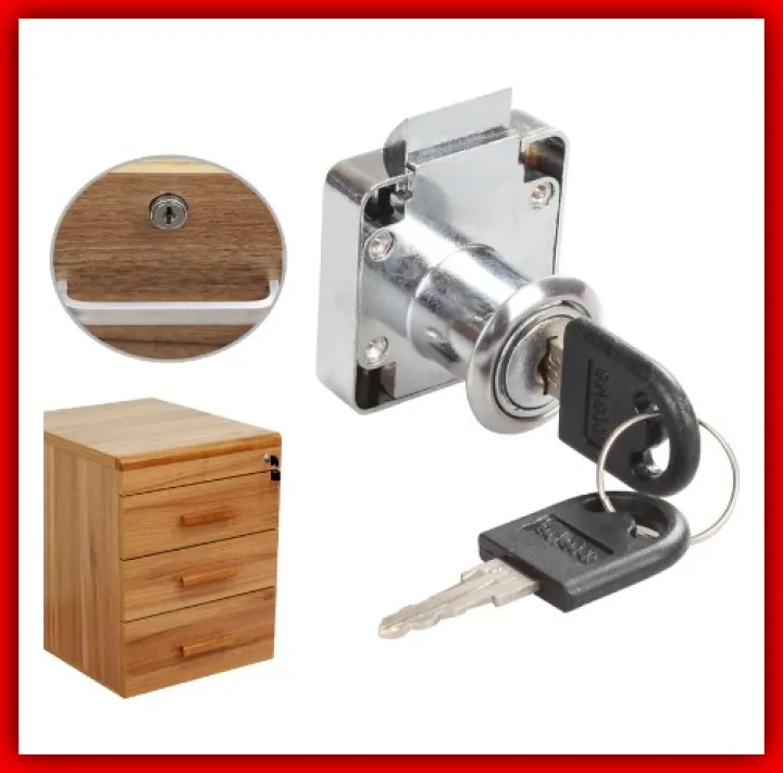 D 2009 Drawer Lock Desk Flat Head Drawer Lock Counter Lock Cabinet