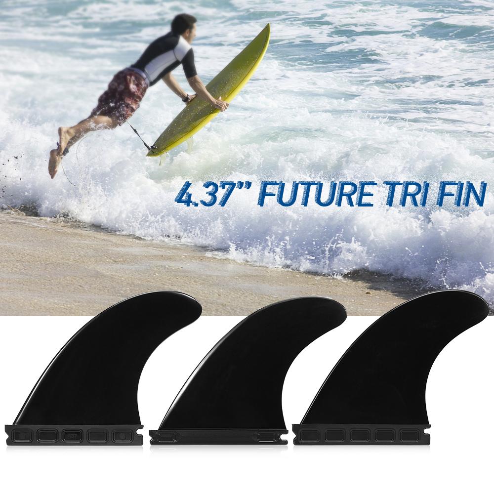 Future Tri Fin 4.37 ''surfing Tri Fin set กระดานโต้คลื่นครีบ FCS Future Fin Thruster 3 แพ็ค