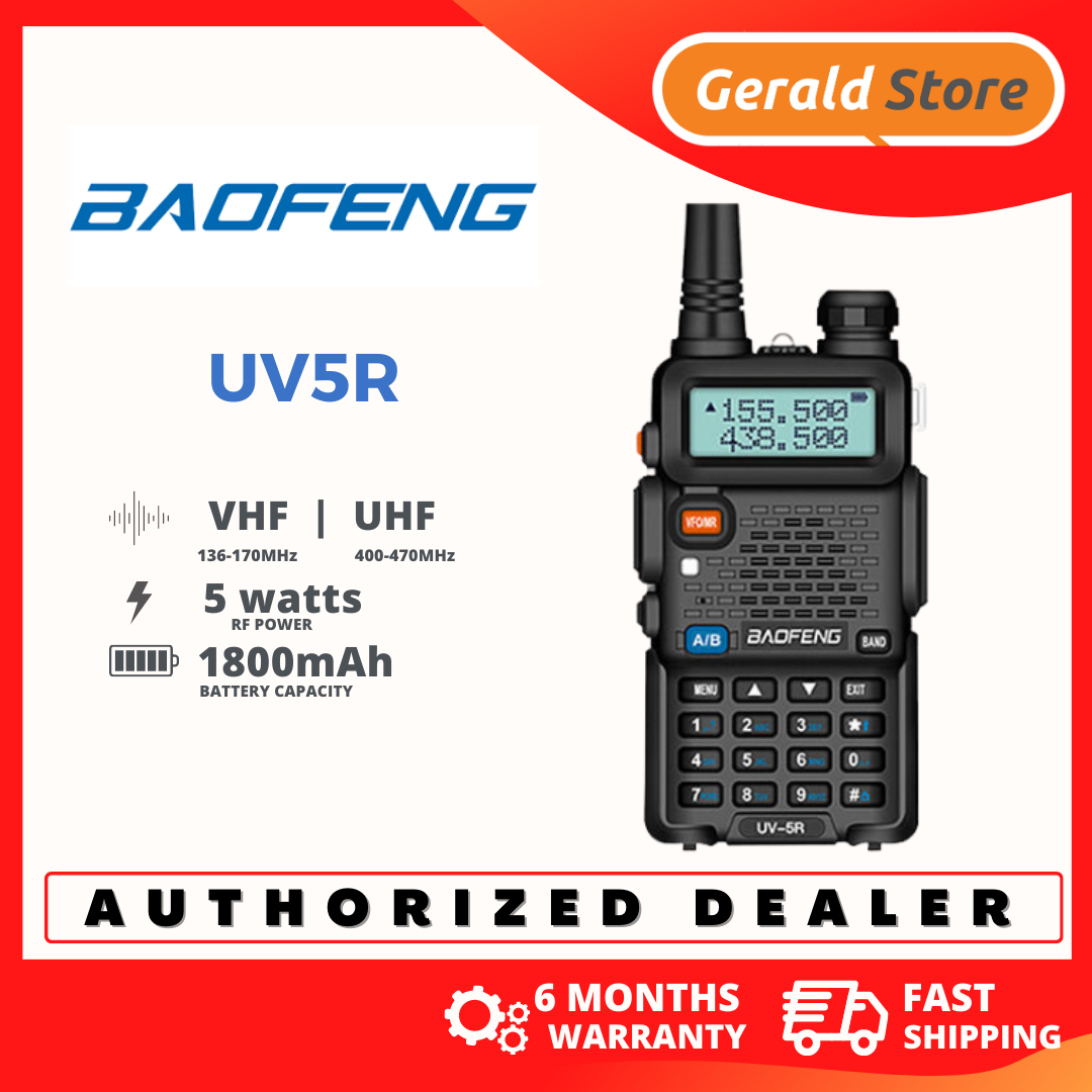 BAOFENG UV-5R 136-174/400-480Mhz TWO WAY RADIO Five Color Set