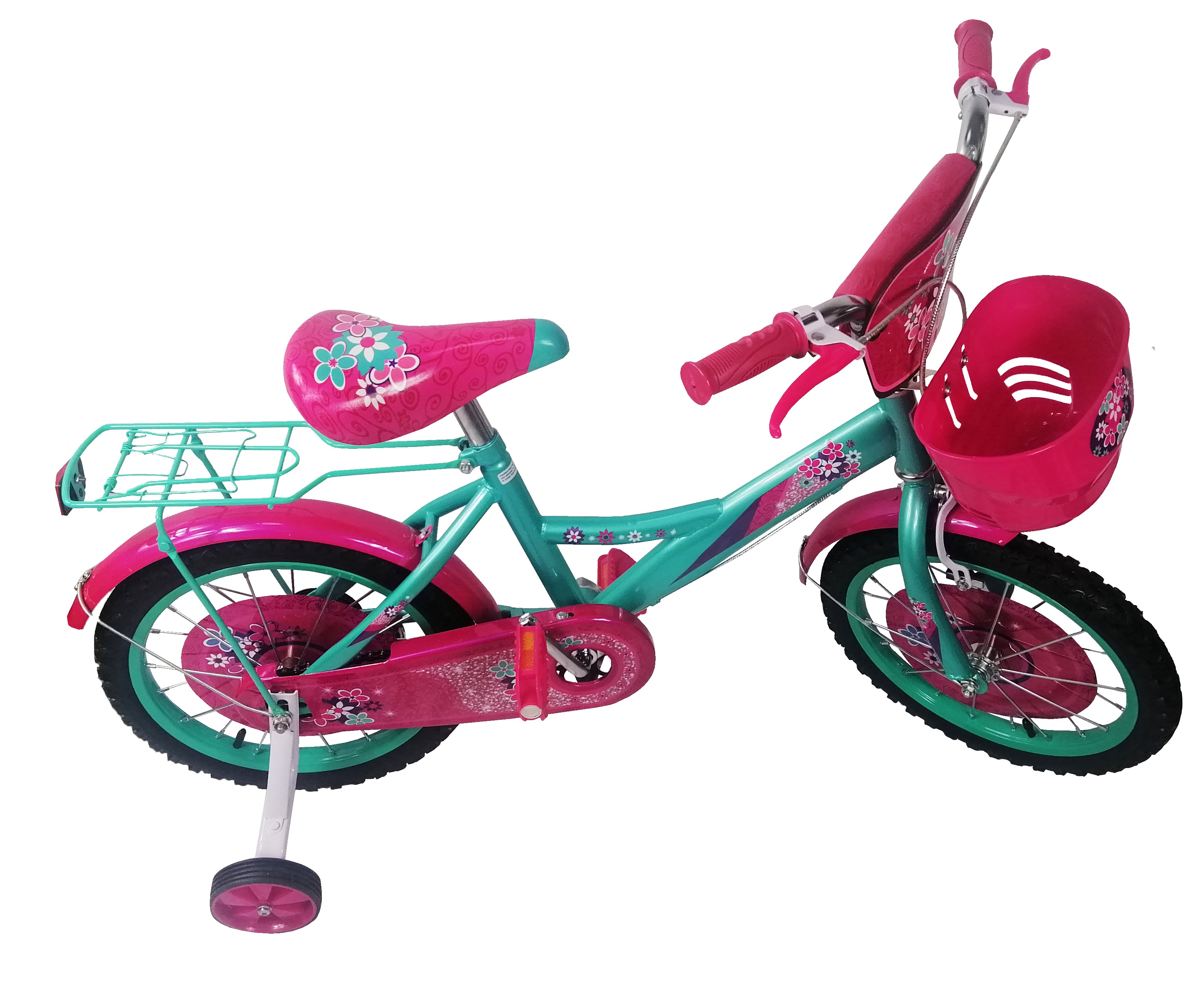 teal kids bike