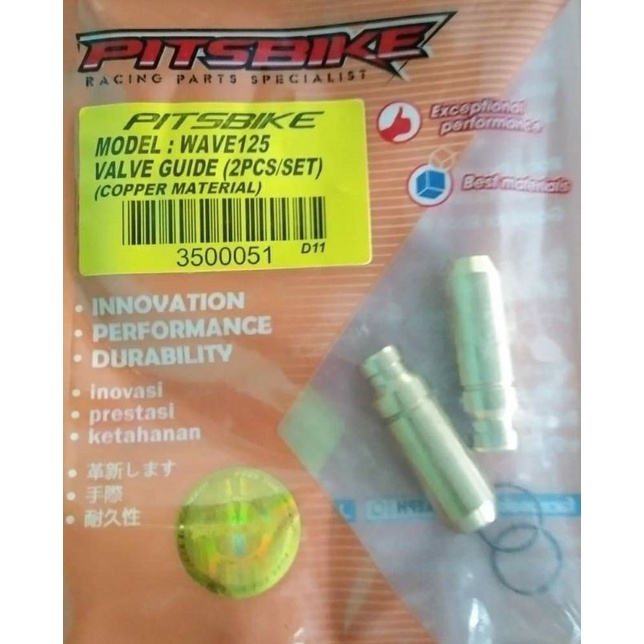 popular PITSBIKE COPPER VALVE GUIDE SET INTAKE/EXHAUST FOR HONDA WAVE