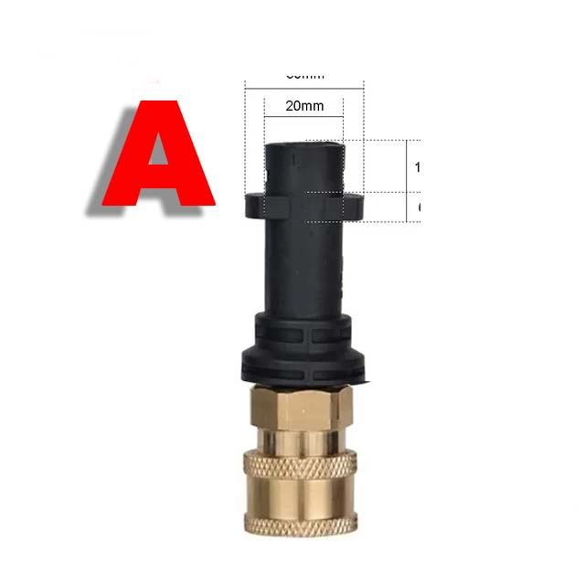 F23 Snow Foam Lance / Foam Cannon Fittings Adapter, compare photo and