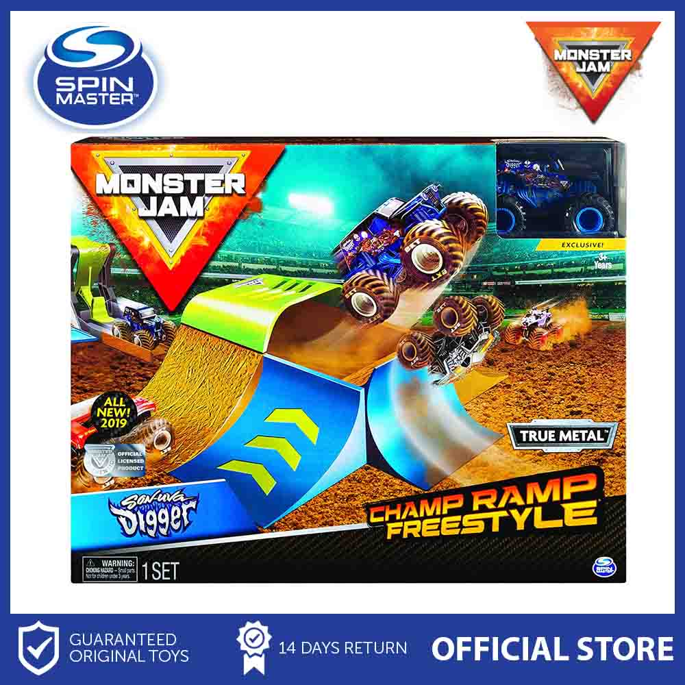 monster jam champ ramp freestyle